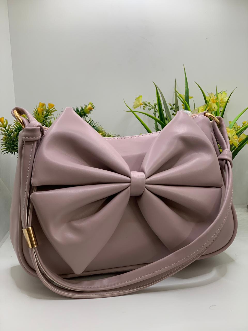 Girl's armpit pouch, women's summer 2024 new trendy fashion one-shoulder crossbody bag, foreign casual bow, small square bag